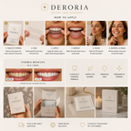 How to apply Deroria whitening strips